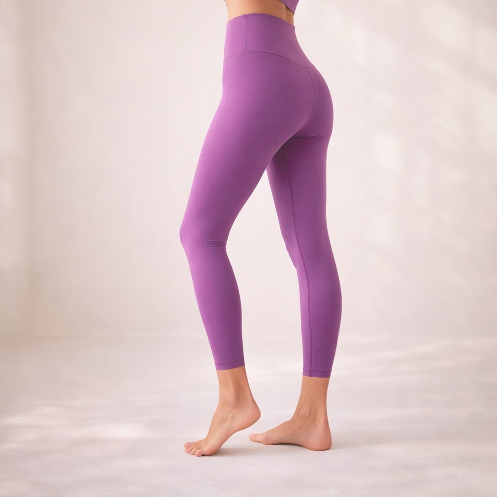 Girlfriend Collective High Rise 7/8 Leggings Orchid Purple Sz XS